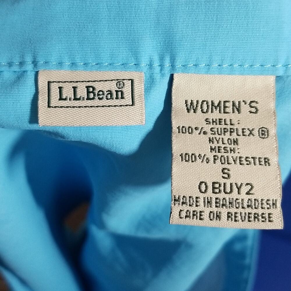 L.L. Bean Women’s Aqua Blue Nylon Hiking Skirt Size Small Athleisure - Picture 3 of 5